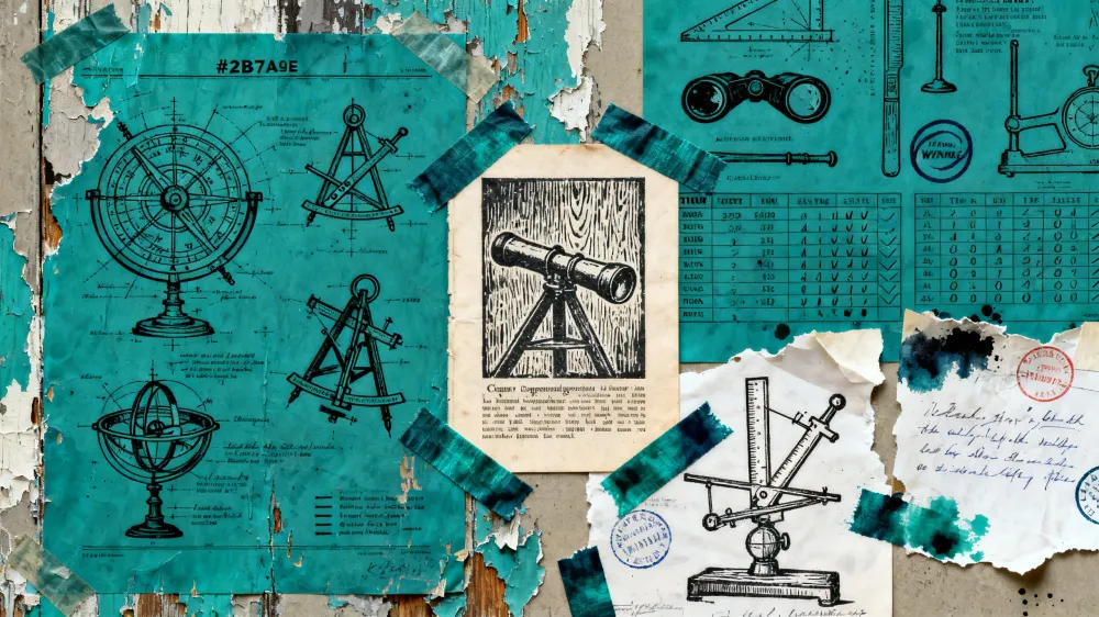 A woodcut print in a cheaply printed pamphlet