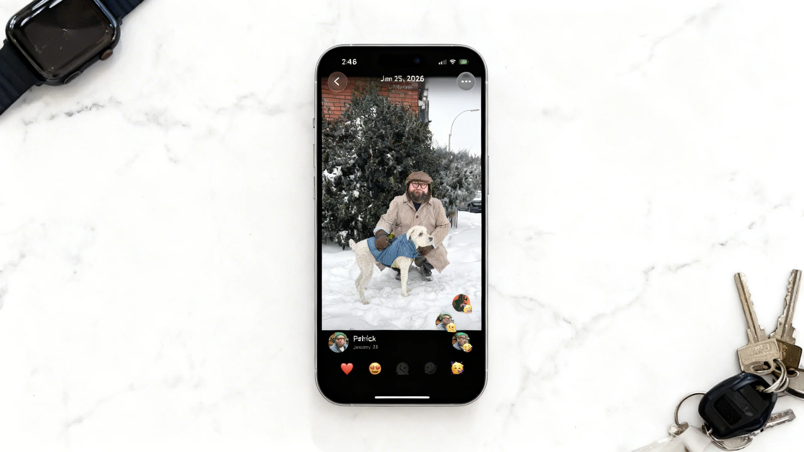 Seedream 4 — marble countertop